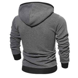 Nouveauté en promotion : Sweats à capuche respirants pour hommes en mélange de coton basique - Product Image 2