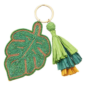 Novedad: Llavero y accesorios para bolsos de abalorios y cuentas de semillas, hechos a mano, ecológicos, personalizados, con bordado de cuentas, de MULTI CRAFT - Product Image 1