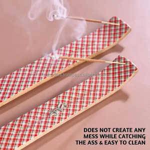 Bandeja de quemador de incienso de madera india de calidad superior con diseño floral Ideal para el hogar Temple Spa Hotel Decoración Uso ritual diario - Product Image 6