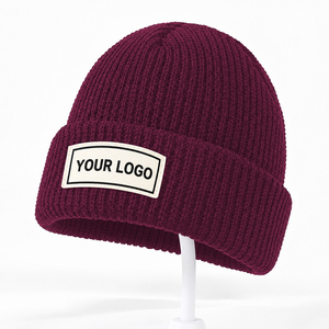 Gorros de Punto Lisos para Hombre y Mujer, Gorros Minimalistas de Invierno, Opciones de Personalización al por Mayor - Product Image 1