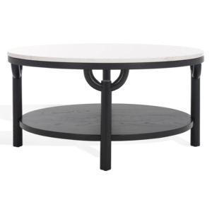 Modern Round Wood Coffee <b>Table</b> Handmade Midcentury Design Living Room Furniture - Product Image 2