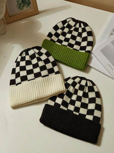 OEM 2025 Fashion Classic Knitted <b>Winter</b> <b>Hats</b> Adults Windproof Climbing Acrylic Toques Custom Leather Patch Beanies for <b>Men</b> - Product Image 6