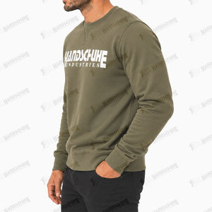 Sudadera de hombre de última moda, clásica, premium, informal, estilo urbano, cuello redondo, cálida para invierno, básica, de mezcla de algodón, para hombre. - Product Image 3