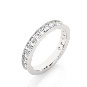 Elegante Anillo de Diamantes Naturales de Corte Redondo en 19 Piezas, Anillo de Diamantes de Oro de 18K Personalizado para Boda y Aniversario para Mujer - Product Image 2