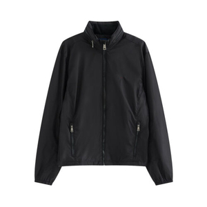 <b>Men</b>’s <b>Lightweight</b> Black Bomber <b>Jacket</b> Zipper Front Flight <b>Jacket</b> with Ribbed Cuffs, Casual Streetwear Outerwear - Product Image 1