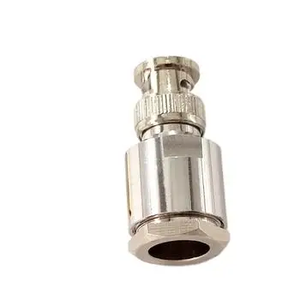 Connecteur RF mâle BNC à pince pour câble coaxial LMR400 et RG214, 50 ohms, en laiton massif, étanche, prise droite pour antenne - Product Image 4