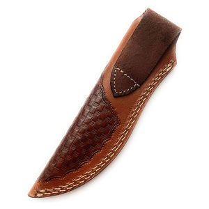 Funda de cuero para cuchillo, funda para cuchillo de camping al aire libre, soporte para cuchillo de hoja fija, funda para cuchillo hecha a mano con presilla para cinturón, funda de cuero para cuchillo - Product Image 4