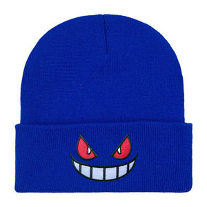 Gorro de Punto Personalizado con Bordado de Cara de Monstruo Rosa, Estilo Hip Hop, para Invierno, para Hombres y Mujeres - Product Image 4