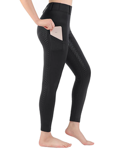 Pantalones de equitación para mujer, pantalones de montar de asiento completo, mallas ecuestres para entrenamiento, ropa deportiva para exteriores, equipamiento de caballero - Product Image 2