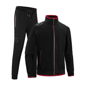 Conjunto Deportivo para Hombre, Chaqueta con Cremallera y Pantalones, Ropa Deportiva para Gimnasio, Traje de Entrenamiento, Atuendo Atlético para Correr, Conjunto Informal Deportivo - Product Image 4