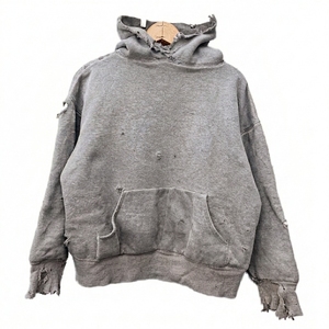 Ropa Nueva Colección Hombre Sudaderas con Efecto Desgastado Poliéster Algodón Invierno Impermeable Secado Rápido Sudadera de Alta Calidad Precio de Fábrica - Product Image 6