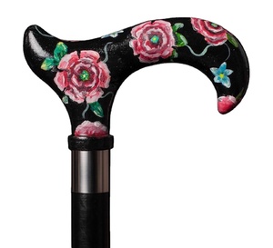 Canne de marche en bois de luxe sculptée à la main par des artisans de AYAANS CREATIONS pour les personnes âgées - Product Image 6