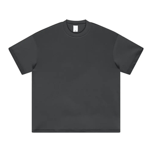 High Quality 240G Men's 100% Cotton <b>T</b> <b>Shirt</b> Custom Logo Round <b>Collar</b> Oversized Heavyweight Earth Tone Casual Vintage Tee-<b>shirts</b> - Product Image 6