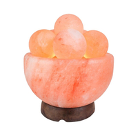 Lampe de sel de l'Himalaya sculptée en forme d'animal/fleur, écologique, décoration naturelle pour la maison, personnalisable, exportateur en gros