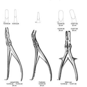 คีมตัดกระดูก Leksell-Stille Frykholm Stille-Luer ขนาด 22-26 ซม. เครื่องมือศัลยกรรมกระดูกสัตว์ - Product Image 5