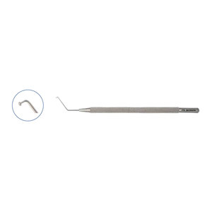 Manipolatore Hemi-Bal con Punta Angolata, Lunghezza Totale 12,5 cm, Alta Qualità, Certificato CE, Strumenti Chirurgici Manuali all'Ingrosso, <span class=keywords><strong>Nucleo</strong></span> a Fungo - Product Image 1