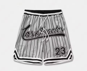 Pantalones Cortos de Baloncesto con Diseño Retro de Fuego para Hombre, Transpirables, de Poliéster, Estilo Deportivo Urbano, Cintura Elástica, Tallas Grandes - Product Image 4