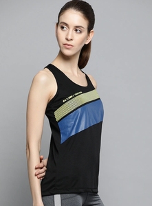 Conjunto Deportivo para Mujer, Top Sin Mangas con Bloques de Color, Chaleco Deportivo de Secado Rápido, Leggings de Punto de Spandex y Poliéster - Product Image 4