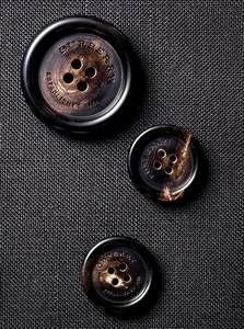 Boutons en corne sculptés de qualité supérieure, imitation antique, faits à la main, toucher réel, pour manteaux en laine pour femmes et costumes pour hommes - Product Image 3