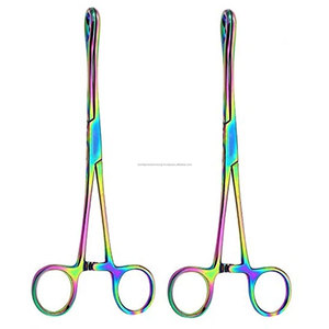 Juego de Instrumentos Quirúrgicos de Precisión, Manuales, de Acero Inoxidable, Certificación CE Clase I, Certificación ISO13485, 7 Piezas, para Perforaciones Corporales - Product Image 2