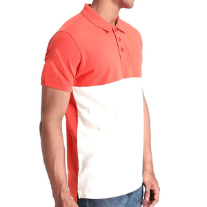 Polo slim fit moderne en tissu extensible, style avant-gardiste, tissu doux, manches courtes. - Product Image 5