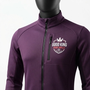 <b>Men's</b> Sports Wear Outdoor <b>Cycling</b> <b>Jacket</b> Breathable Stand Collar Front Logo Sports <b>Cycling</b> <b>Jacket</b> - Product Image 5
