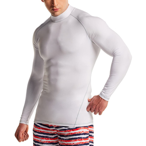 High Quality Custom Logo <b>Compression</b> Wear <b>Men's</b> Long Sleeve Heat-Transfer Printed Breathable Anti-UV UPF50 MMA Rash Guard <b>for</b> - Product Image 3