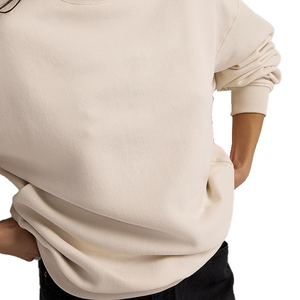 Sudadera de Moda para Mujer Tallas Grandes, Hombros Caídos, Tejido Grueso, Cuello Redondo, Cómoda - Product Image 4