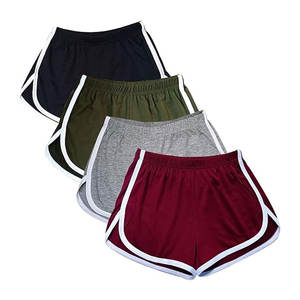 Lot de 4 shorts de yoga et de danse en coton pour femmes, respirants, pour le cyclisme, la randonnée, la course à pied et les entraînements d'été - Product Image 1