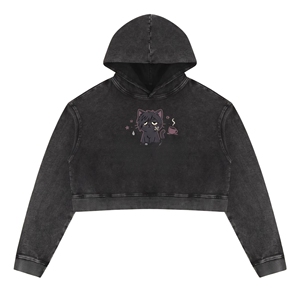 Sudadera Corta para Mujer, Manga Larga, Estampado Digital, Tejido de Poliéster, Informal, Invierno, Transpirable, con Bolsillos - Product Image 6