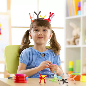 Mini Aimants Transformables Transfrontaliers Anti-Stress, Puzzle Mural à Forte Adhérence, Aimants de Réfrigérateur, Jouets Nouveauté et Blagues - Product Image 3