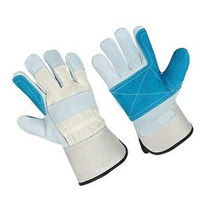 Gants de travail en cuir fendu, gants de protection des doigts pour travaux industriels, sécurité des mains, vente en gros, - Product Image 2