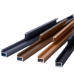 Profilé en aluminium OEM/ODM Tien Dat pour porte d'armoire avec panneau en verre, poignée CNC - Product Image 1