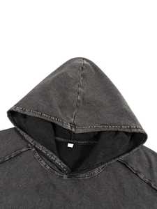 Sleeveless Zipper Hoodies for Men Custom Printed Cotton Screen <b>Printing</b> Bodybuilding Gym Apparel No Sleeve Less Men's hoodies - Product Image 6