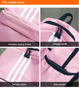 Bolsa de Gimnasio Ligera de Gran Capacidad al por Mayor para Hombres y Mujeres, Bolsa de Viaje de PU con Compartimento para Zapatos para Uso en Exteriores - Product Image 6