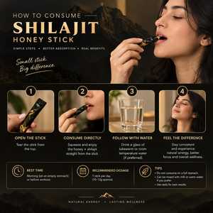 High Quality Himalayan <b>Shilajit</b> Honey Sticks 100% <b>Natural</b> <b>Shilajit</b> Honey Support Energy Single Serve Sachets Wholesale Supplier - Product Image 5