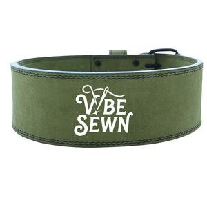 Ceinture de musculation en cuir avec boucle en alliage pour l'exercice, l'entraînement, le soutien lombaire et le powerlifting en salle de sport - Product Image 3
