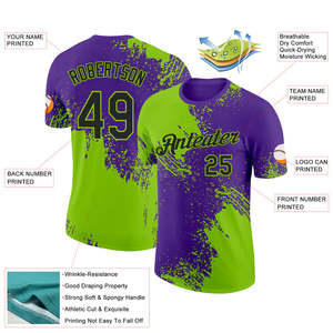 OEM Custom Sublimation Baseball Jersey Team Uniform Breathable Quick Dry Sportswear Personalized Logo Print Wholesale Supplier - Product Image 2