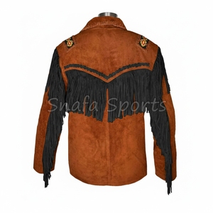 แจ็คเก็ตหนังแท้สไตล์คาวเกิร์ลสำหรับผู้หญิง เสื้อแจ็คเก็ตหนังแฟชั่นสไตล์ไบค์เกอร์สำหรับฤดูหนาว มีกระเป๋า  แบบธรรมชาติ - Product Image 2