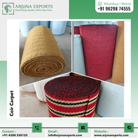 Fournisseur indien de rouleaux de nattes de coco Rouleaux de tapis de coco naturels faits à la main de meilleure qualité pour les escaliers, les allées et les allées de jardin