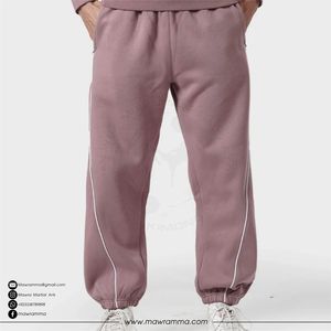 Ensemble de survêtement de luxe pour homme 2026 en molleton épais 100 % coton, avec logo personnalisé imprimé et strass, unisexe, streetwear décontracté, sweats à capuche - Product Image 4