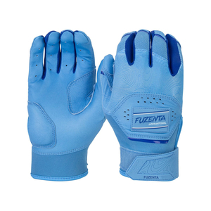 Customizable Leather <b>Baseball</b> Pitcher Gloves Hook and Loop <b>Bat</b> Grip Training Batting Gloves Lightweight Custom Logo & Design - Product Image 1