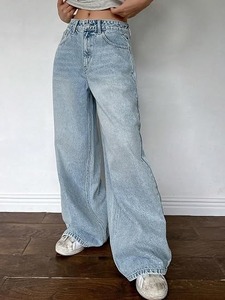 Women's Trend Collection Denim Statement Fashion Jeans-<b>Boot</b> Cut Mid Waist Eco-Friendly Vintage Style Premium Urban Modern - Product Image 1