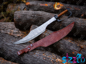 Espada Espartana Hecha a Mano, Estilo Griego Antiguo, Espada Coleccionable para Cosplay con Funda de Cuero, Proveedor OEM ODM Personalizado - Product Image 2