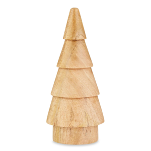 Décoration murale de Noël en bois poli, faite à la main, technique pour boîtes en bois et enseignes murales - Product Image 1
