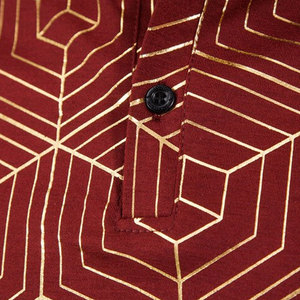 Polo homme uni imprimé pour l'été, manches courtes, service OEM, polos pour hommes adultes - Product Image 2