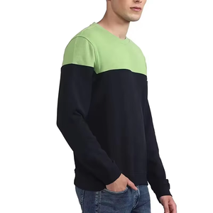 Sweat-shirt pour homme en coton mélangé de qualité supérieure, style streetwear, écologique, respirant, col rond, avec broderie personnalisée - Product Image 5