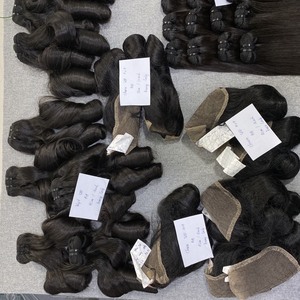 วิกผมหยิก100% ผมมนุษย์แบบลอนธรรมชาติสองชั้น - Product Image 1