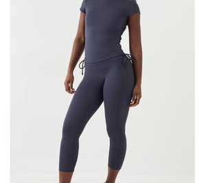 Legging de sport personnalisé pour femme, idéal pour la musculation et la course, en Spandex/Polyester, avec logo frontal, pour l'entraînement et le jogging, collection hiver - Product Image 1