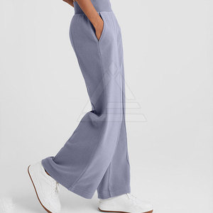 Pantalon évasé pour femme en matière légère et respirante, coupe décontractée, idéal pour le quotidien, les tenues décontractées et un usage confortable - Product Image 3